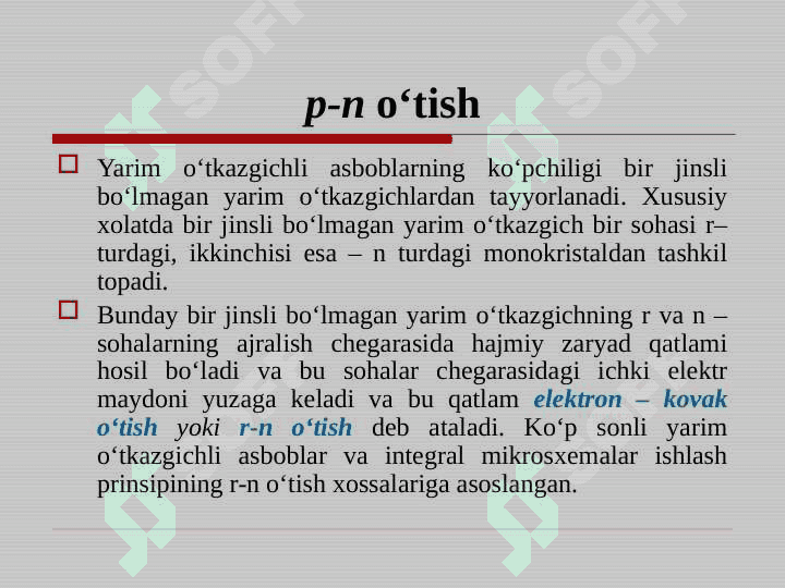 Yarimoʻtkazgichli  asboblar 3