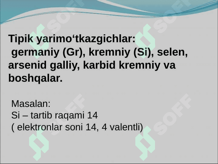 Yarim oʻtkazgichlar 6