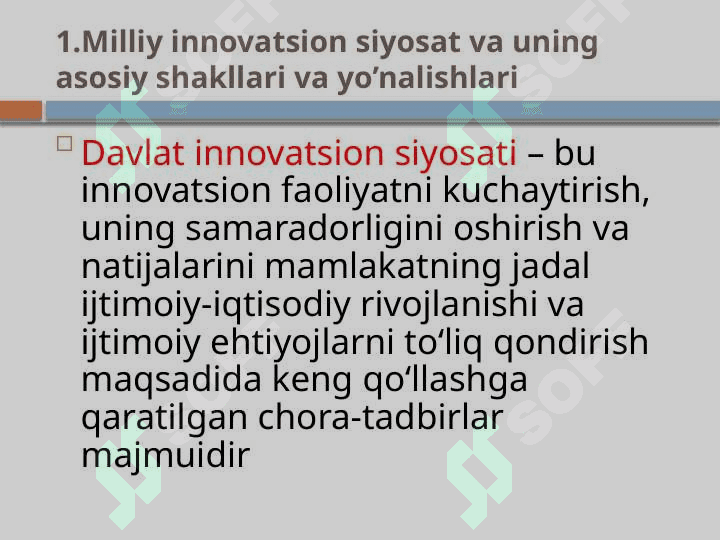 INNOVATSIYALARNING SOHALAR BO`YICHA 3