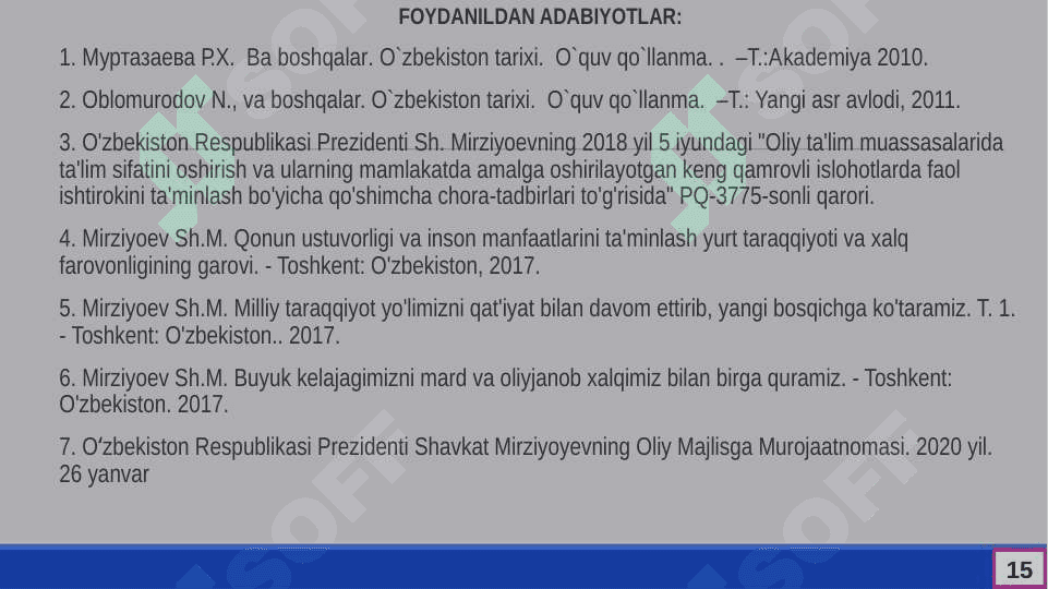 Mustaqillikka erishish arafasida O’zbekistondagi  ijtimoiy-siyosiy jarayonlar. 3