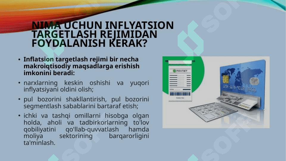 Pul massasi va uni targetlash 6