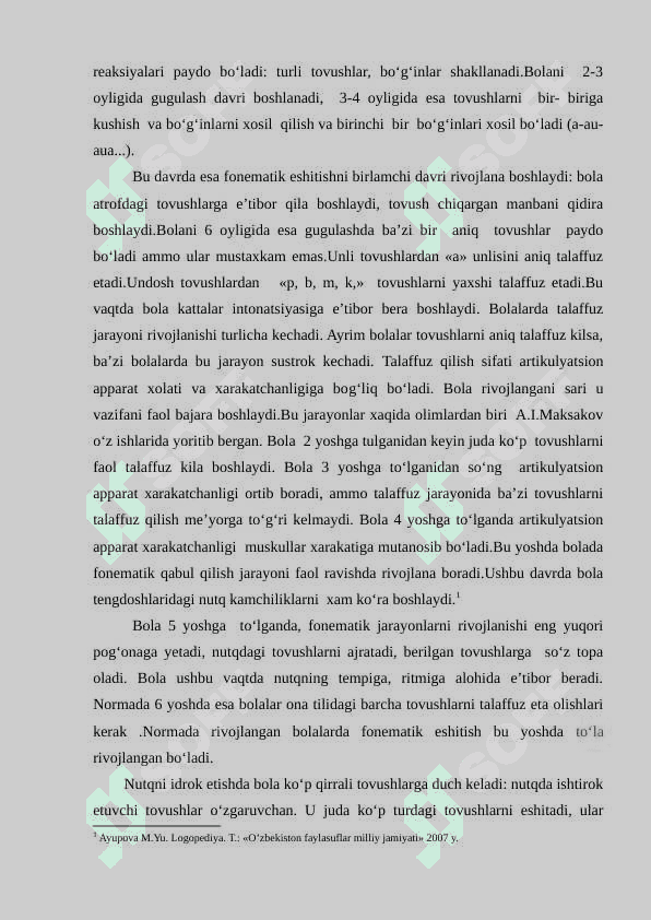 TOVUSHLAR TALAFFUZI VA FONETIK IDROKNI O'ZARO BOG'LIQLIGI. 5