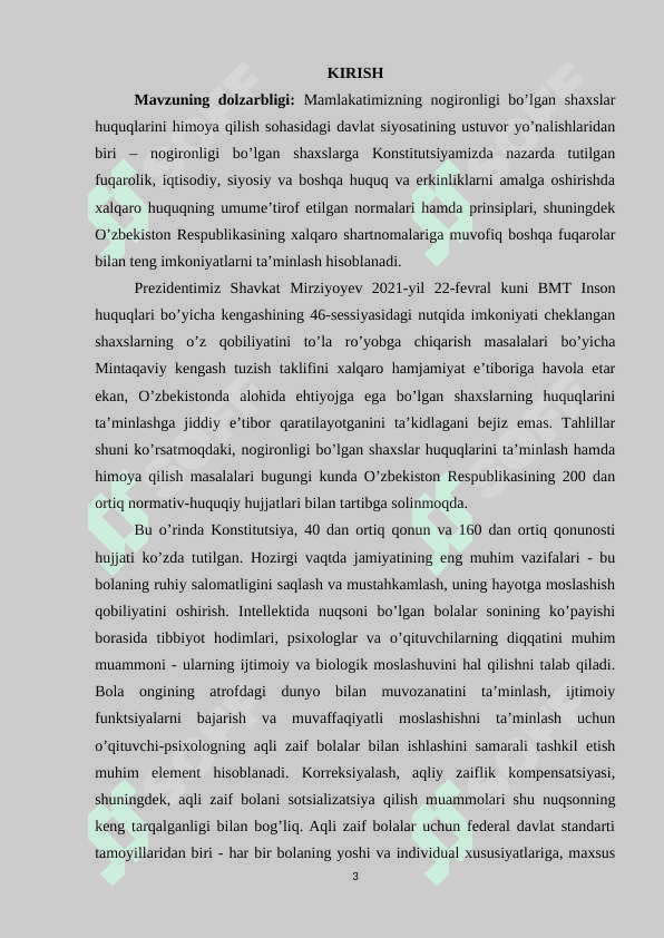 Rivojlanishda mujassam nuqsonlarning tarqalganligi haqida 3