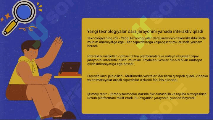 STEAM texnologiyasi konsepsiyasining zamonaviy tendensiyalari.  Yangi pedagogik texnologiya va faol pedagogik metodlar asosida dars ishlanmalarini tuzish va tahlil qilish 4