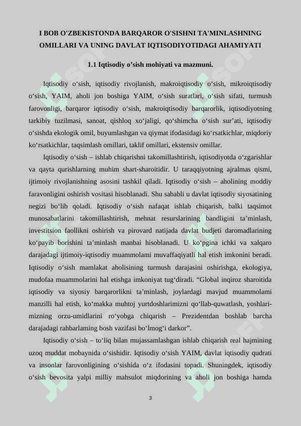 O'ZBEKISTONDA BARQAROR O'SISHNI TA'MINLASHNING OMILLARI VA UNING DAVLAT IQTISODIYOTIDAGI AHAMIYATI 4