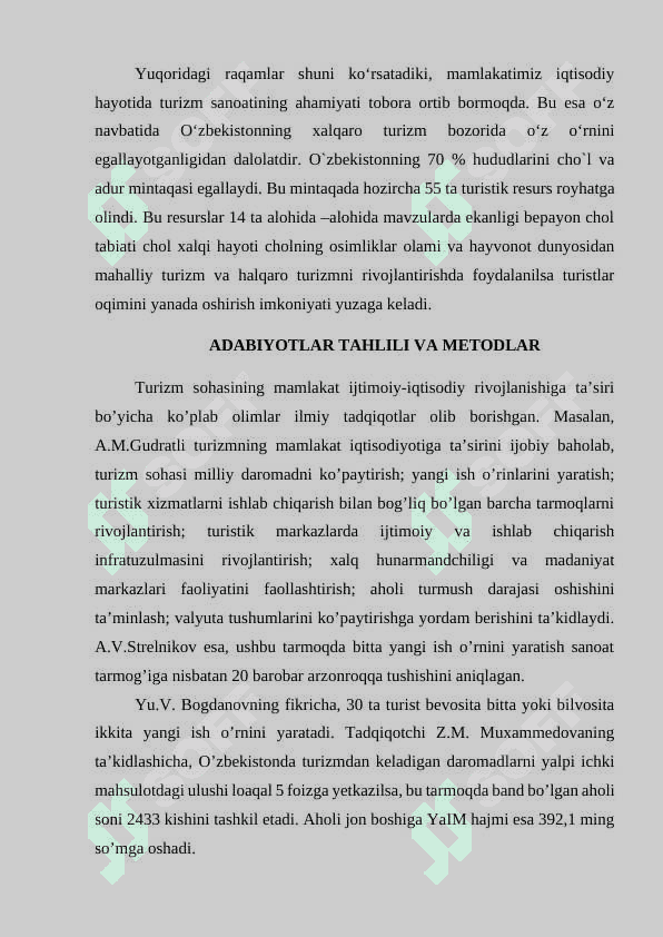 Turizmning iqtisodiyotga ta’siri 4