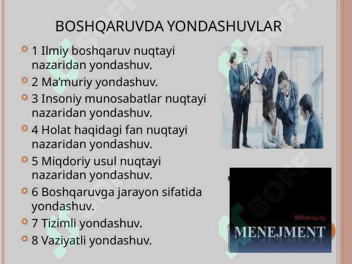MENEJMENTNING RIVOJLANISH TARIXI VA HOZIRGI HOLATI 3