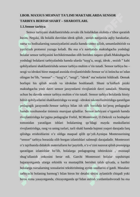 maxsus mehnat ta’limi maktablarda sensor tarbiyani amalga oshirishning ahamiyati 4