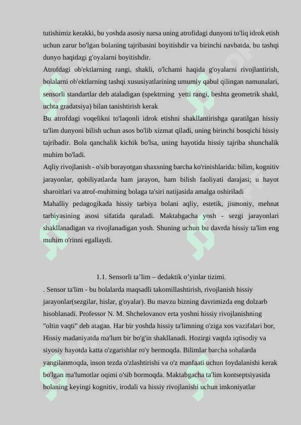 maxsus mehnat ta’limi maktablarda sensor tarbiyani amalga oshirishning ahamiyati 7