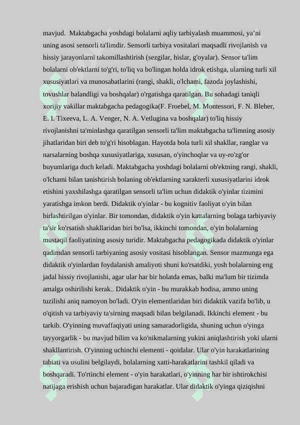 maxsus mehnat ta’limi maktablarda sensor tarbiyani amalga oshirishning ahamiyati 8