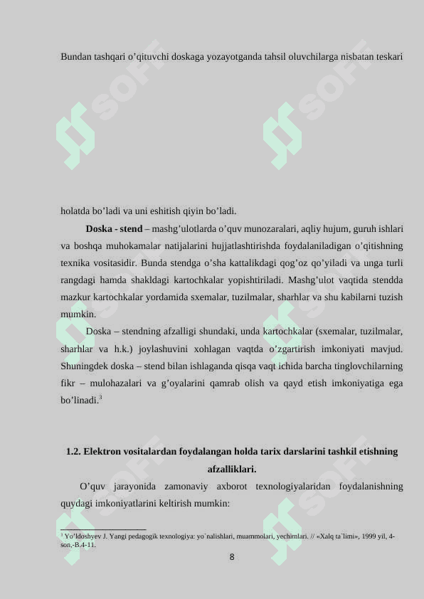 8-SINF O’ZBEKISTON TARIXI FANINING “BUXORO XONLIGIDA DAVLAT BOSHQARUVI” MAVZUSINI O’QTISHDA ELEKTRON VOSITALARDAN FOYDALANISH USULLARI 8