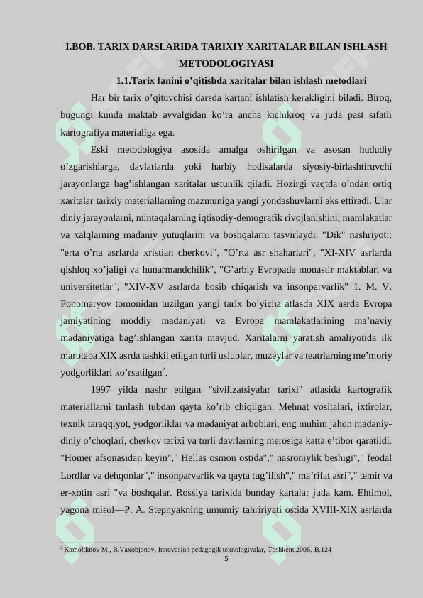 TARIX VA IJTIMOIY FANLAR O’QITISHDA XARITALAR TURLARI VA ULARNING AHAMIYATI 5