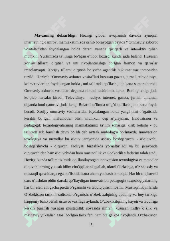 Maktablarda ommaviy axborot vositalaridan foydalanish. 3