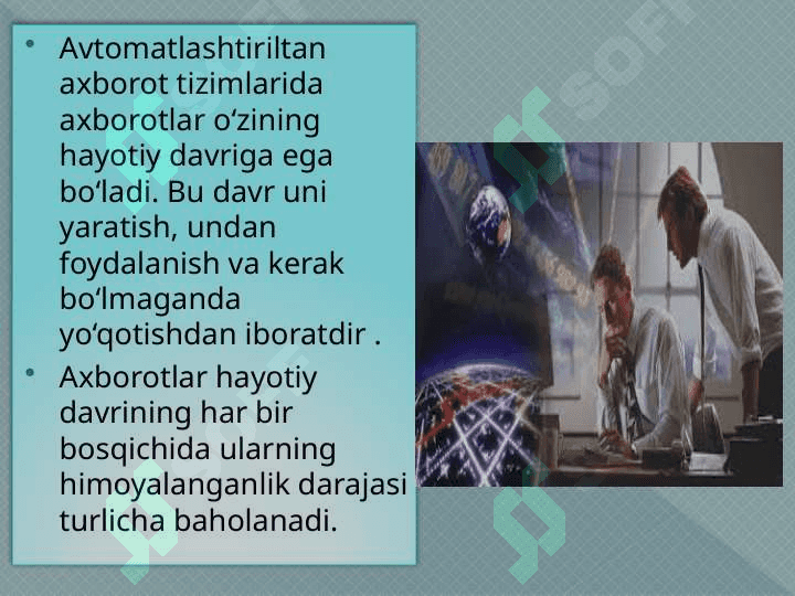 Axborotlarni himoyalash usullari 7