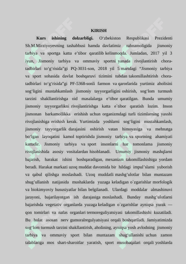 Sovuq va issiq havo sharoitda trenirovka va musobaqa 2