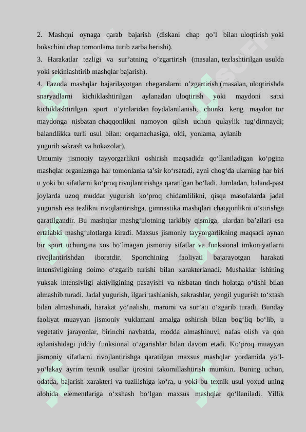 CHAQQONLIK VA UNI TARBIYALASH USLUBIYATI 8