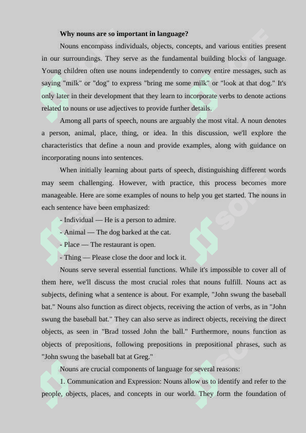 THE NOUN AND IT`S GRAMMATICAL CATEGORIES 5