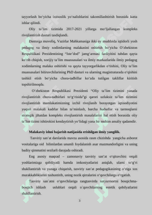 О‘quvchilаrgа nаtyurmоrt kоmроzitsiyаsini vа аkvаrel bо‘yоg‘dа ishlаsh texnikаsini (kuz mevаlаri mаvzusi аsоsidа) о‘rgаtish 3