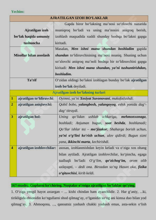 AJRATILGAN BO‘LAKLI GAPLAR 4