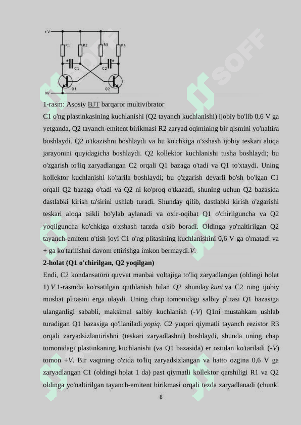 GENERATOR VA MULTIVIBRATOR 8