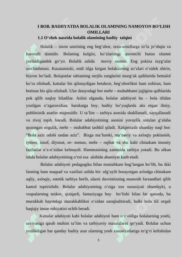 OYBEK IJODIDA BOLALIK OLAMINING BADIIY TALQINI 5