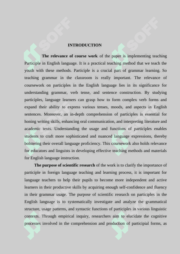 Participle in english language 2