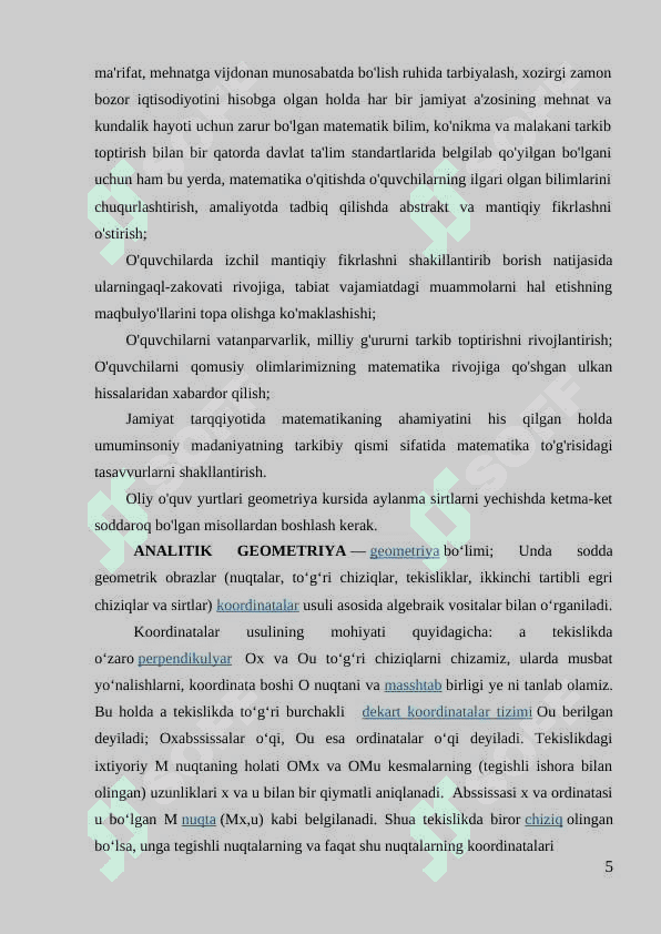 O’xshash almashtirish gruppasi va uning qism gruppasi 5