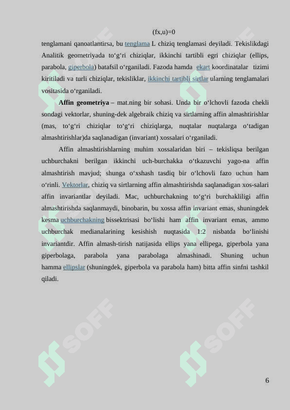 O’xshash almashtirish gruppasi va uning qism gruppasi 6