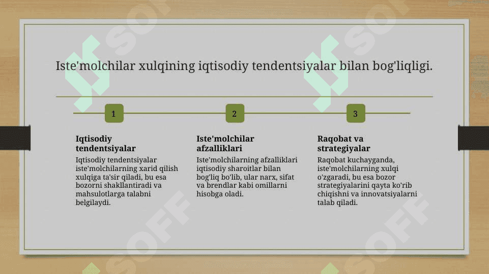 Bozor va isteʼmolchilar oʻrganish 7