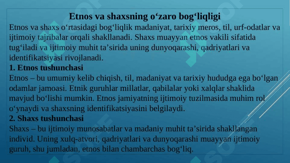 Etnos va shaxs 2