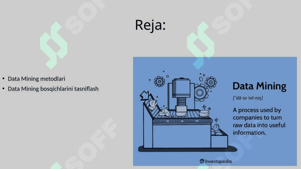 DATA MINING METODLARI VA BOSQICHLARI 2