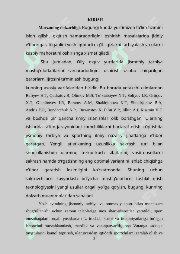 13-14 YOSHLI YENGIL АTLETIKАCHILАR  TEZLIK-KUCH SIFATINI RIVOJLANTIRISHDA MAXSUS MASHQLARDAN FOYDALANISH TEXNOLOGIYALARI 2