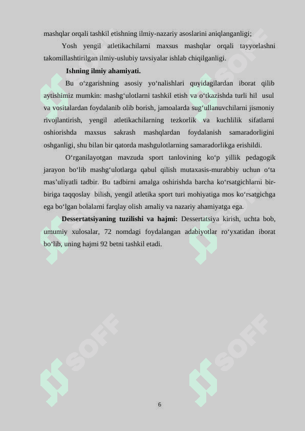 13-14 YOSHLI YENGIL АTLETIKАCHILАR  TEZLIK-KUCH SIFATINI RIVOJLANTIRISHDA MAXSUS MASHQLARDAN FOYDALANISH TEXNOLOGIYALARI 5