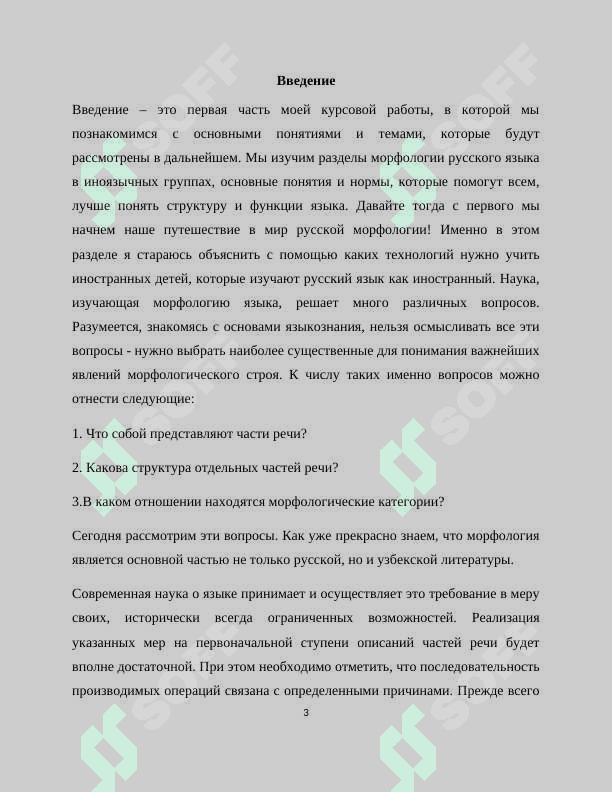 Методика и технология преподавания морфологии в иноязычных группах 3
