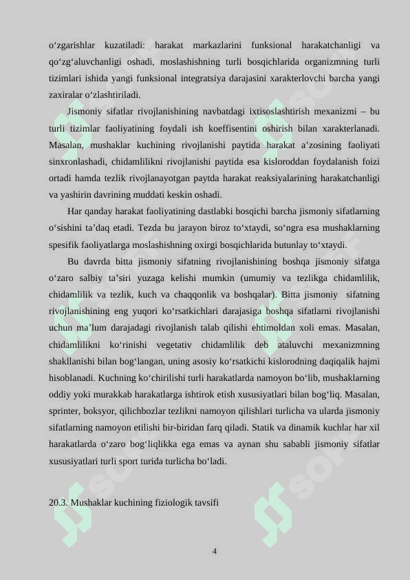HARAKAT SIFATLAR RIVOJLANISHI TAMOYILLARI 4