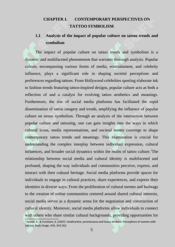Tattoo Symbolism Examine Meanings and Social Implications 5