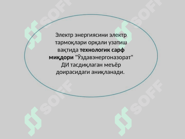 Электр эренгияси таъминоти хизматлари кўрсатувчи себьектларда бухгалтерия ҳисоби 6