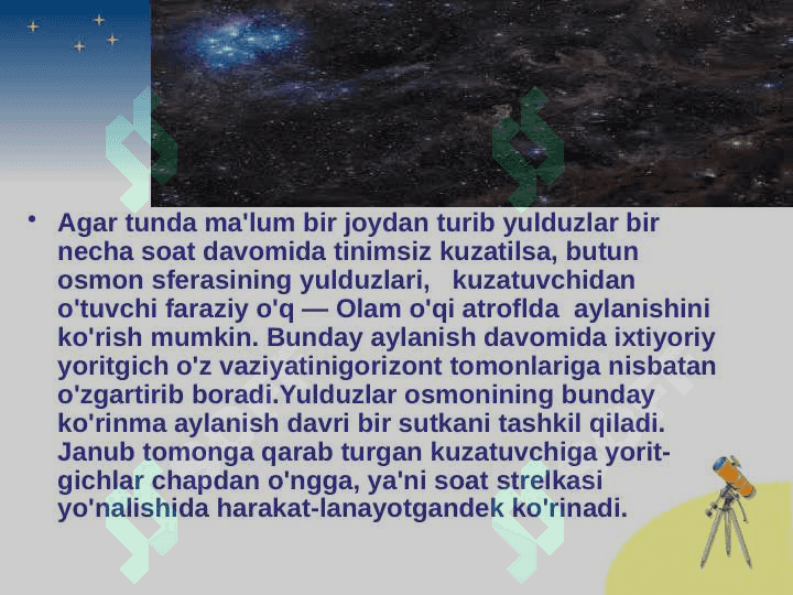 Yulduzlar 8