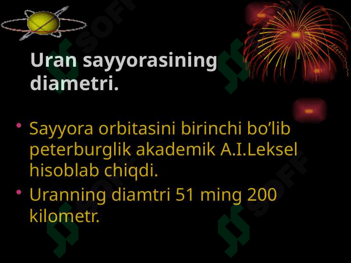Uran sayyorasini o’rganish usullari 3