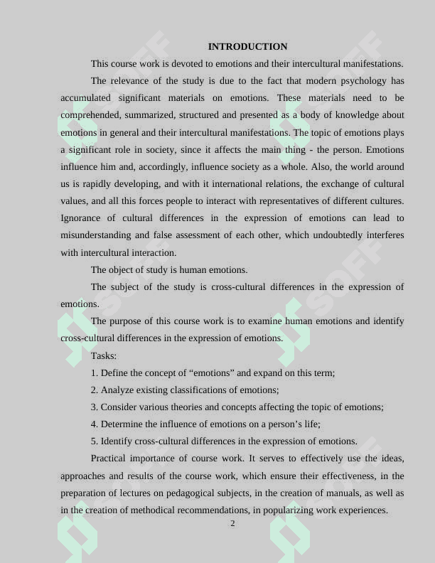 CROSS-CULTURAL VARIATIONS 2