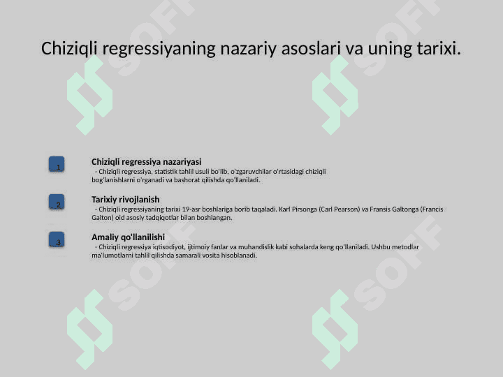 Chiziqli va chiziqsiz regression bog‘lanishlar 7
