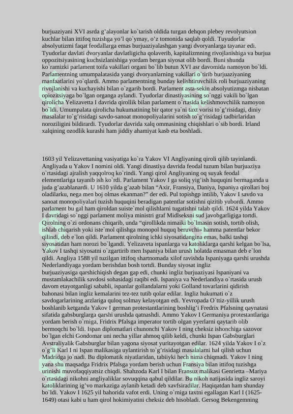 XVII – XIX –ASRLARDA ANGLIYA 4