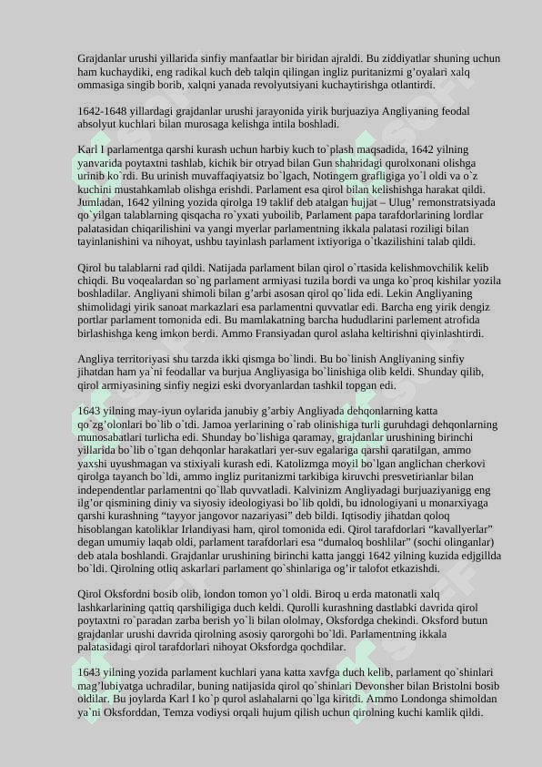 XVII – XIX –ASRLARDA ANGLIYA 8