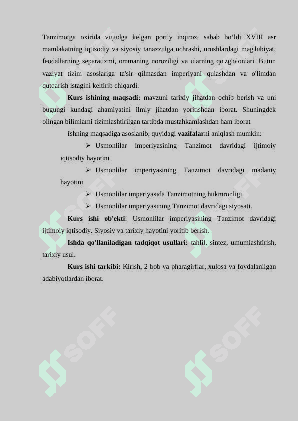 USMONLILAR IMPERIYASI TANZIMOT DAVRIDA 4