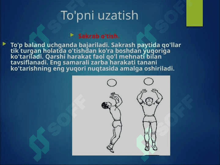 Voleybol texnikasi va taktikasiga o'rgatish uslubiyati 4