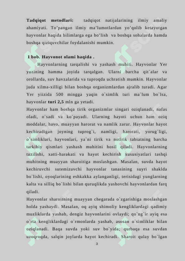 Hayvonot olamini muhofaza qilish 3