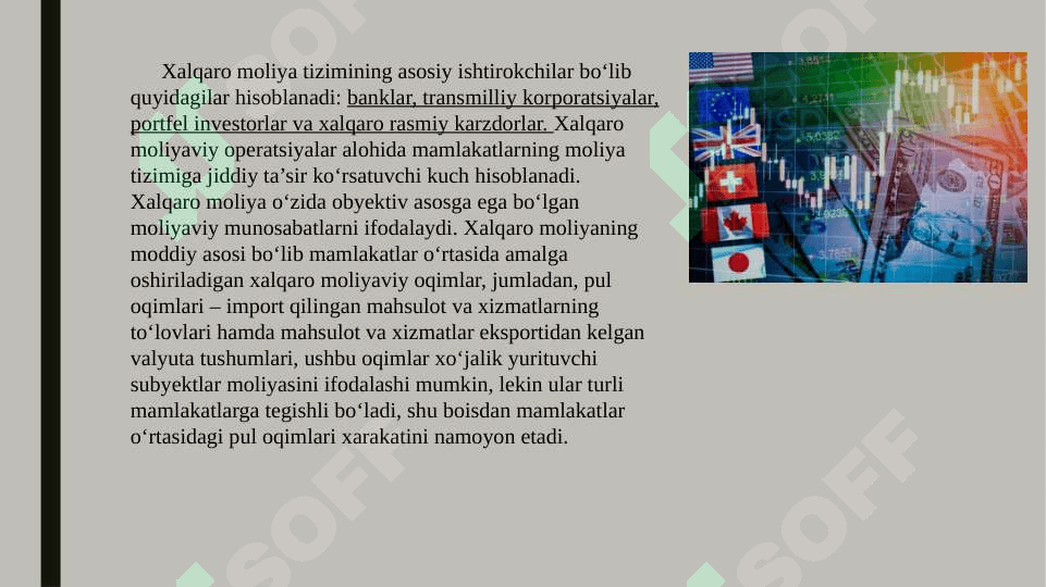 xalqaro moliya munosabatlarining nazariy asoslari 3