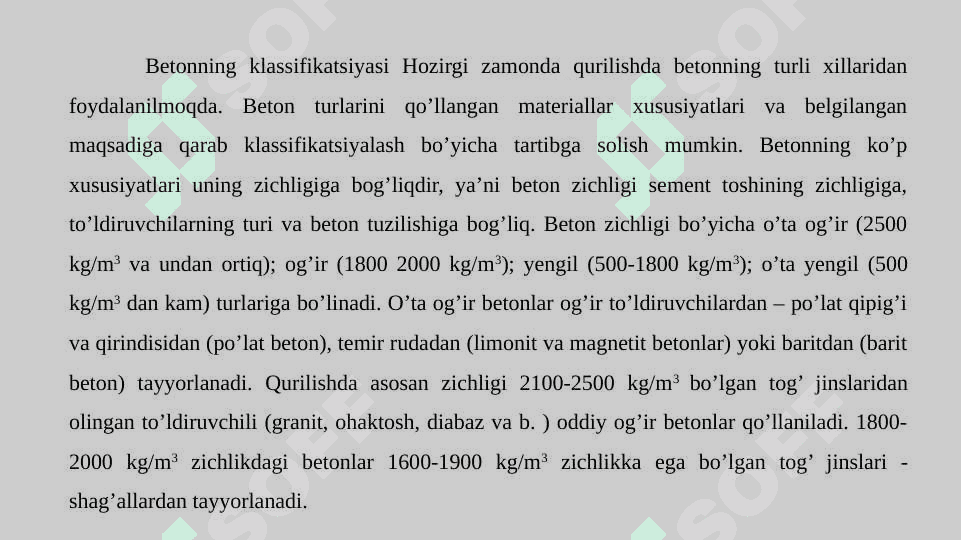 “Beton va temir-beton texnologiyasi” faniga kirish 4