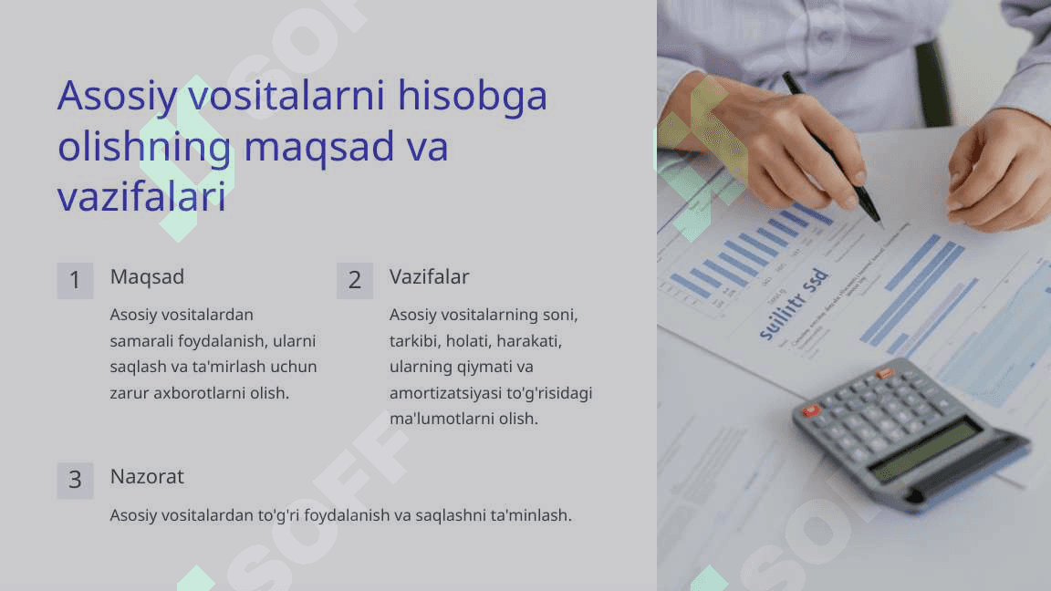Asosiy vositalar hisobini tashkil qilish 3
