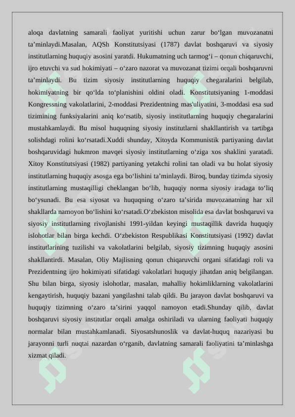 Davlat va huquq nazariyasi fanining siyosatshunoslik, sotsiologiya, iqtisodiyot nazariyasi, tarix va boshqa gumanitar fanlar bilan aloqasi 7
